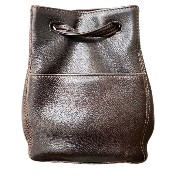 Handbags - Vintage Coach #4923 Sonoma Drawstring in Brown Pebbled Genuine Leather